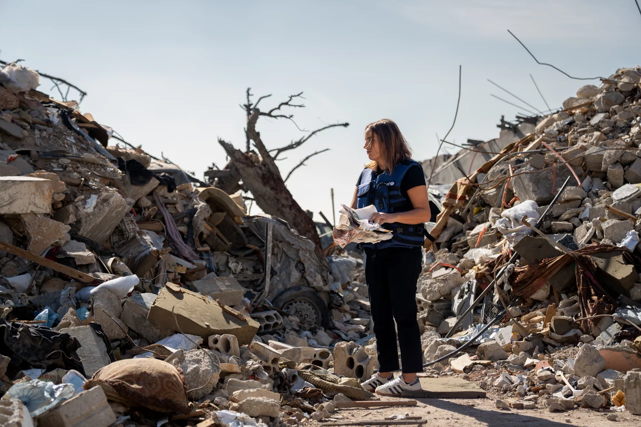 Gaza UNICEF worker